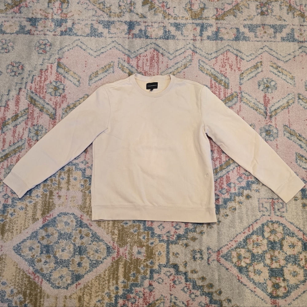 Club Monaco Crewneck Sweatshirt, Cream Colour